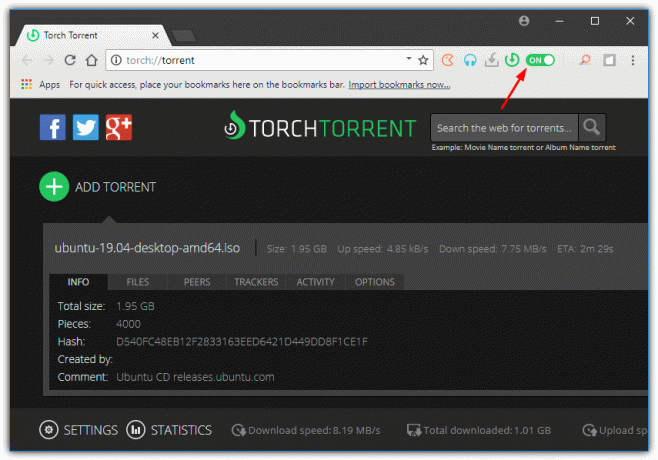 Taschenlampen-Browser Torrent herunterladen