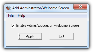 Добавить администратора в Login XP